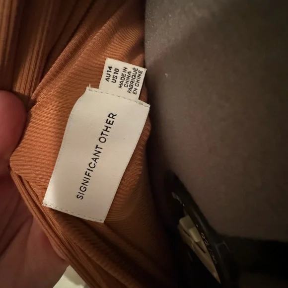 SIGNIFICANT OTHER - ONE SHOULDER MIDI DRESS - Picture 7 of 9